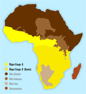 Africa Bantu languages